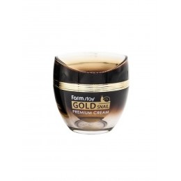 FarmStay / Gold Snail Premium Cream/ Премиальный крем с золотом и муцином улитки 50 мл