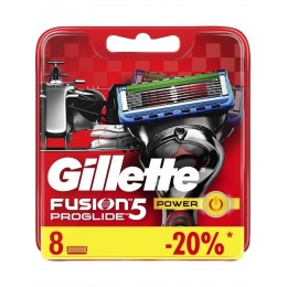 Сменные кассеты Gillette Fusion 5 ProGlide Power 8 шт