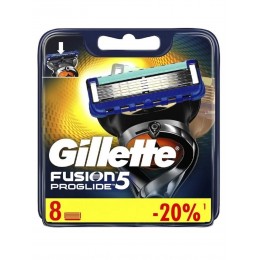 Gillette Fusion Proglide Сменные кассеты для бритвы, 8 шт