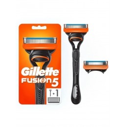 Бритва для бритья Gillette Fusion5, с 2 сменными кассетами с 5 лезвиями и точным триммером