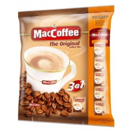 МасСoffee (МакКофе) the Original кофейный напиток 3 в 1 кофе растворимый 50 пакетиков