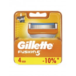 Сменные кассеты Gillette Fusion5 4 шт/Кассеты для бритвы Gillette Fusion5/ 4 сменные кассеты
