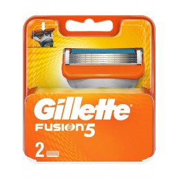 Сменные кассеты Gillette Fusion5 2 шт/Кассеты для бритвы Gillette Fusion5/ 2 сменные кассеты